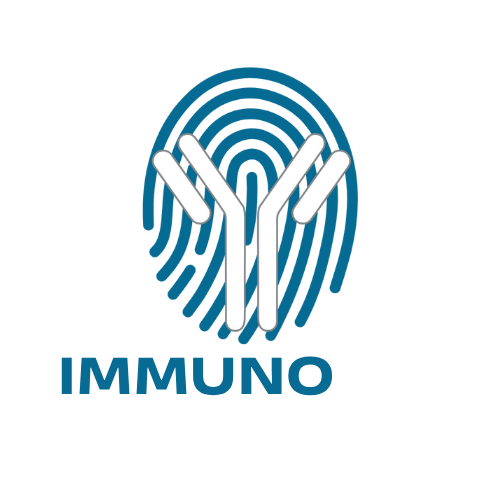 ImmunoSig Ltd logo A blue fingerprint and a white antibody